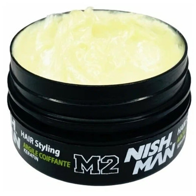 Матовая глина для укладки волос NISHMAN M2 Matte Clay 100 мл Матовая глина для укладки волос NISHMAN M2 Matte Clay 100 мл