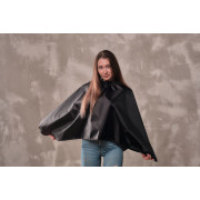 Пеньюар Оксфорд короткий черный