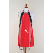 Фартук ТиСи с защитной накидкой красный