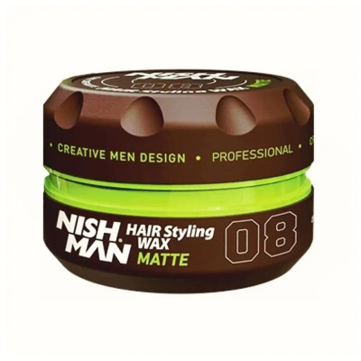 Воск для укладки волос NISHMAN 08 Matte Looking 150 мл Воск для укладки волос NISHMAN 08 Matte Looking 150 мл