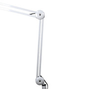 Лампа с увеличительным стеклом светодиодная на штативе напольная на колесиках