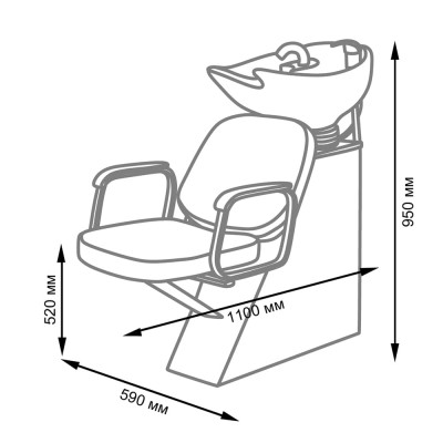Парикмахерская мойка ЕЛЕНА с креслом ГРАЦИЯ ЛЮКС Парикмахерская мойка ЕЛЕНА с креслом ГРАЦИЯ ЛЮКС