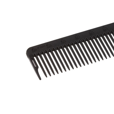 Расческа рабочая DEWAL CARBON black комбинированная Расческа рабочая DEWAL CARBON black комбинированная