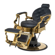 Мужское кресло барбер МД-9119, каркас золото