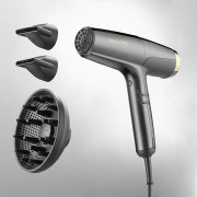 Профессиональный фен BaByliss PRO BAB8550E Falco Grey&Gold
