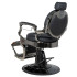 Мужское кресло барбер МД-9118, каркас тонированный хром Мужское кресло барбер МД-9118, каркас тонированный хром