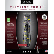 Триммер для стрижки волос Andis D-8 Slimline Pro Li Nation, 0.1 мм, аккум/сетевой, 2.45 W, 4 нас. 32685