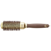 Термобрашинг для укладки волос Olivia Garden EXPERT BLOWOUT SHINE Wavy Bristles Gold&Brown