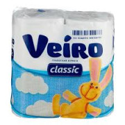 Бумага туалетная 2 слоя , 12 рулонов